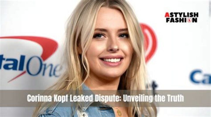 Corrina Kopf Leaks: Unveiling the Truth and Addressing the Controversy