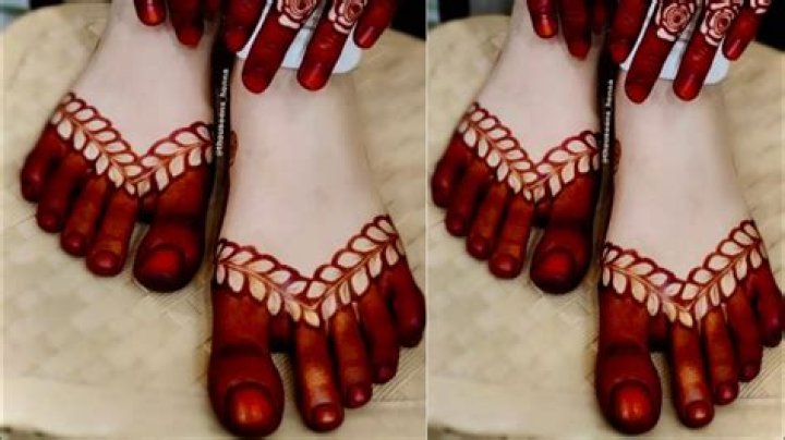 Effortless Elegance: The Art of Henna on Foot Made Easy