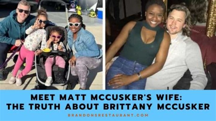 Matt McCusker Wife Brittany: A Closer Look at Their Love Story