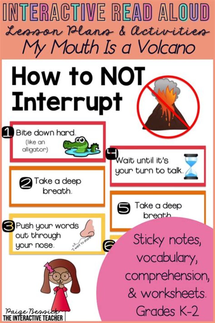 My Mouth is a Volcano Read Aloud: A Comprehensive Guide to Understanding and Embracing Impulse Control